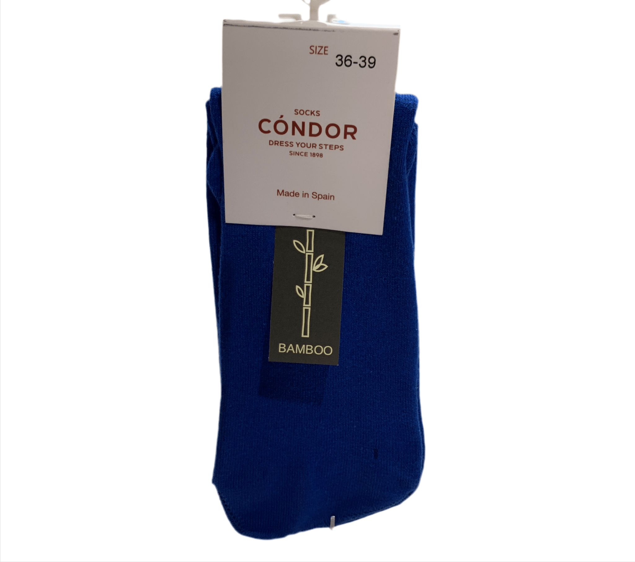 CALCETÍN BAREFOOT BAMBÚ MUJER CÓNDOR AZUL ELÉCTRICO - GARÓS