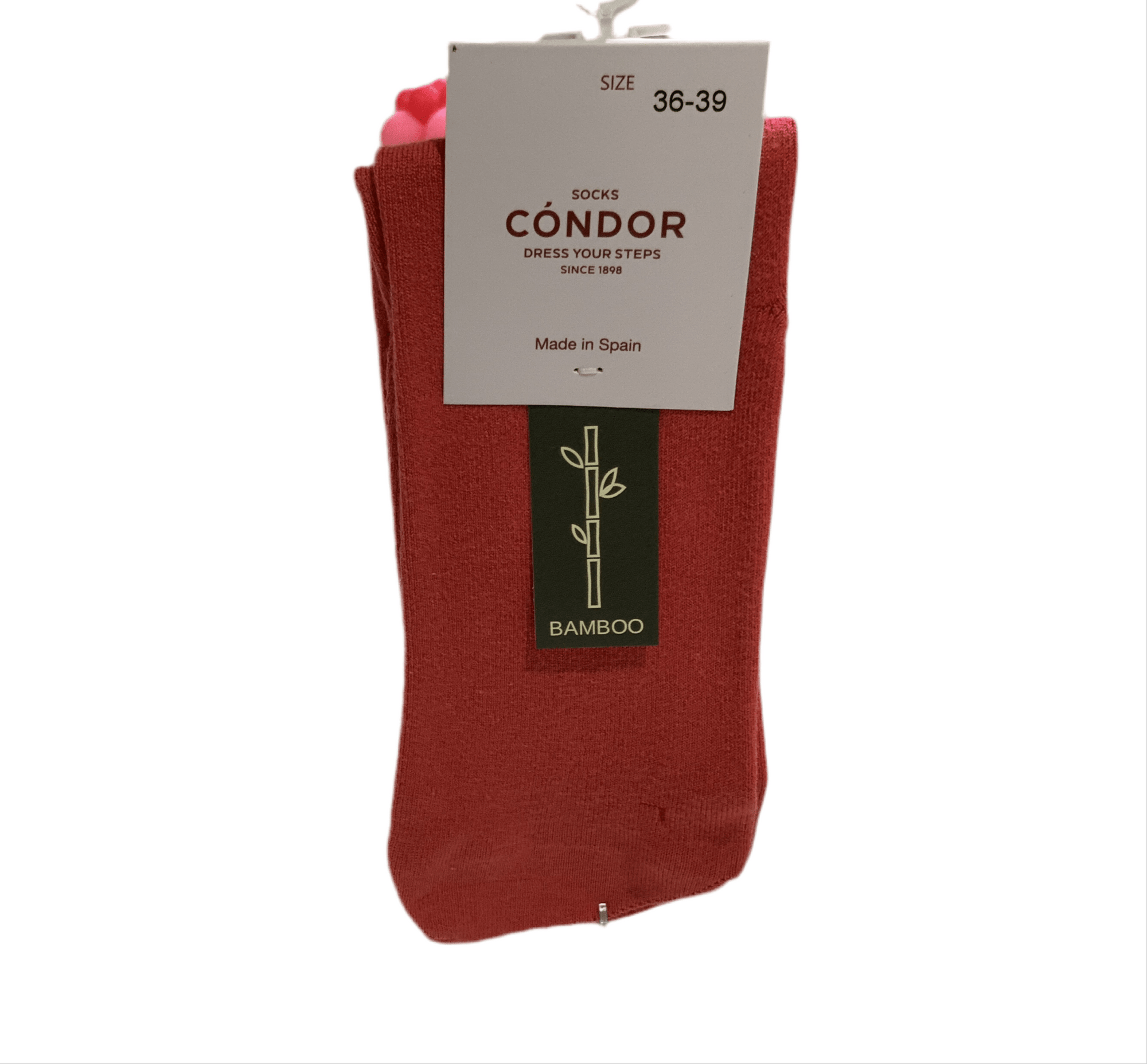 CALCETÍN BAREFOOT BAMBÚ MUJER CÓNDOR CORAL - GARÓS