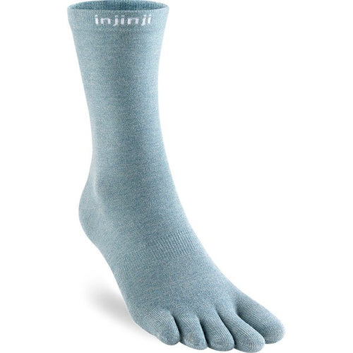 CALCETIN BAREFOOT DEDOS LINER CREW AZUL CIELO - INJINJI - GARÓS