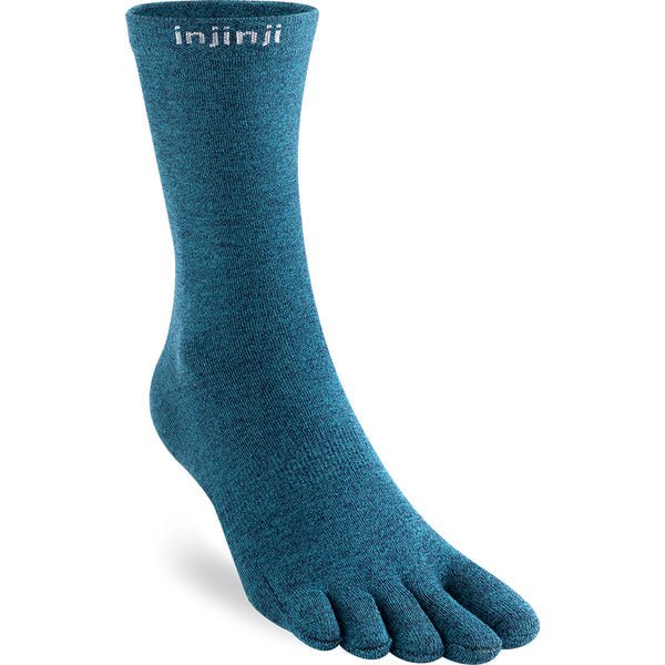 CALCETIN BAREFOOT DEDOS LINER CREW AZUL OCEANO - INJINJI - GARÓS