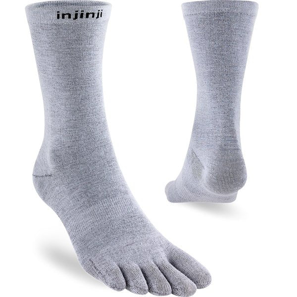 CALCETIN BAREFOOT DEDOS LINER CREW GRIS - INJINJI - GARÓS