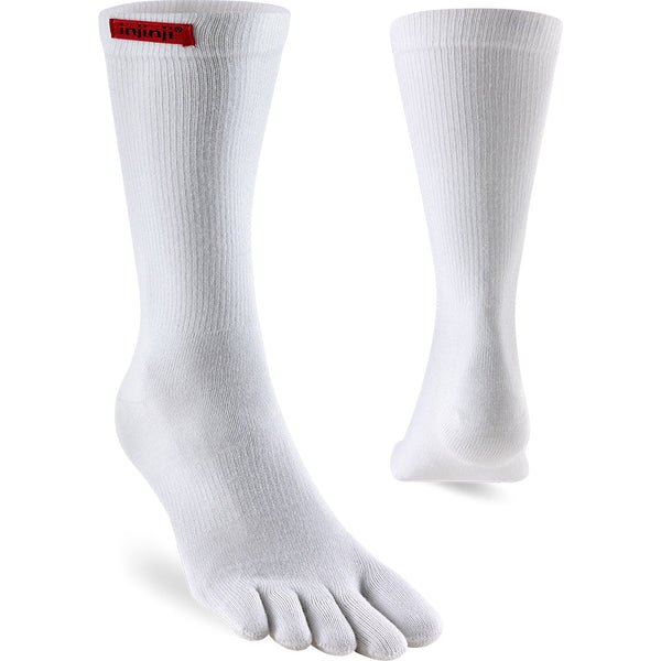 CALCETIN BAREFOOT DEDOS SPORT ORIGINAL WEIGHT CREW BLANCO - INJINJI - GARÓS