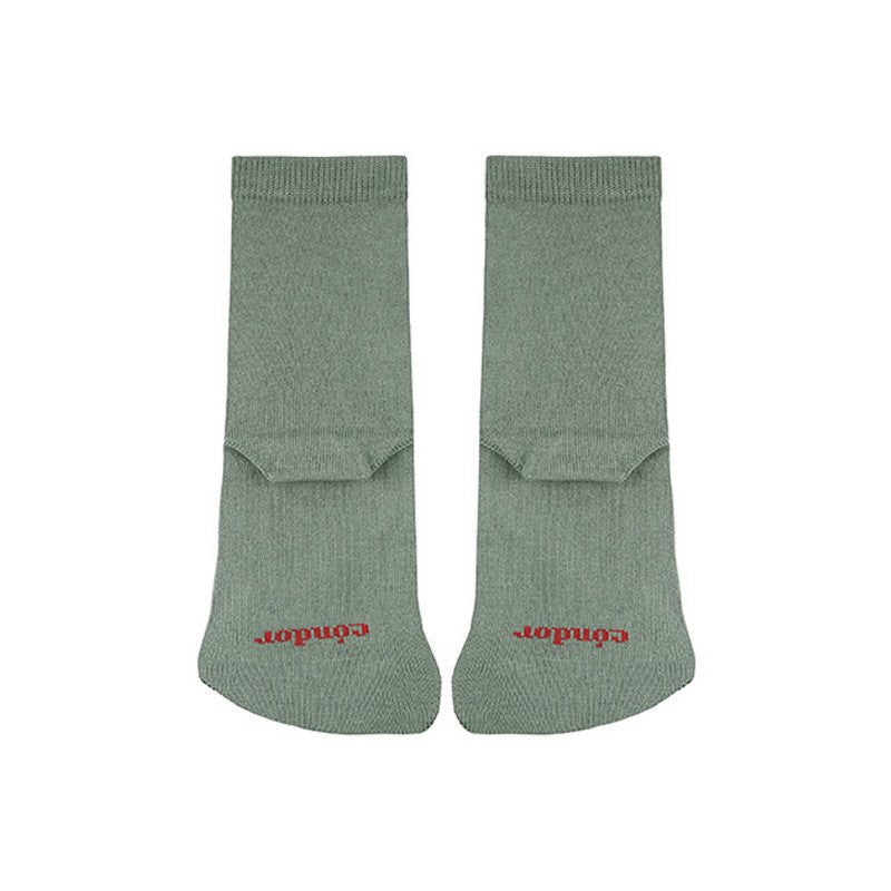 CALCETINES BAREFOOT CON RIZO EN LA PUNTERA CÓNDOR VERDE LIQUEN - GARÓS