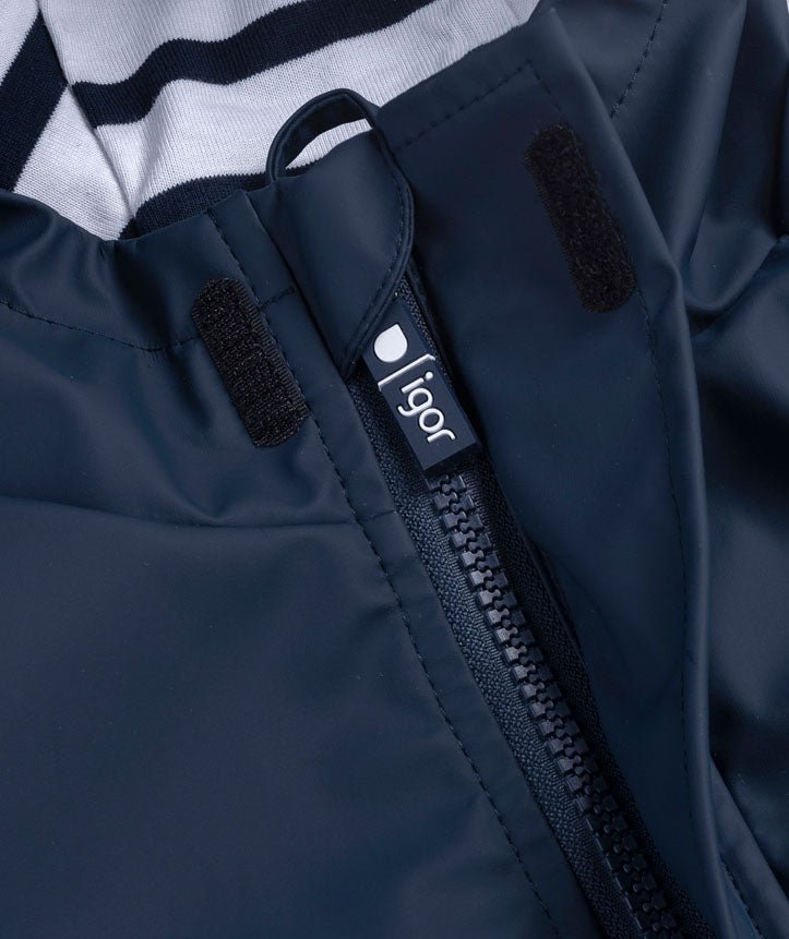CHAQUETA IMPERMEABLE EURI AZUL MARINO - IGOR - GARÓS