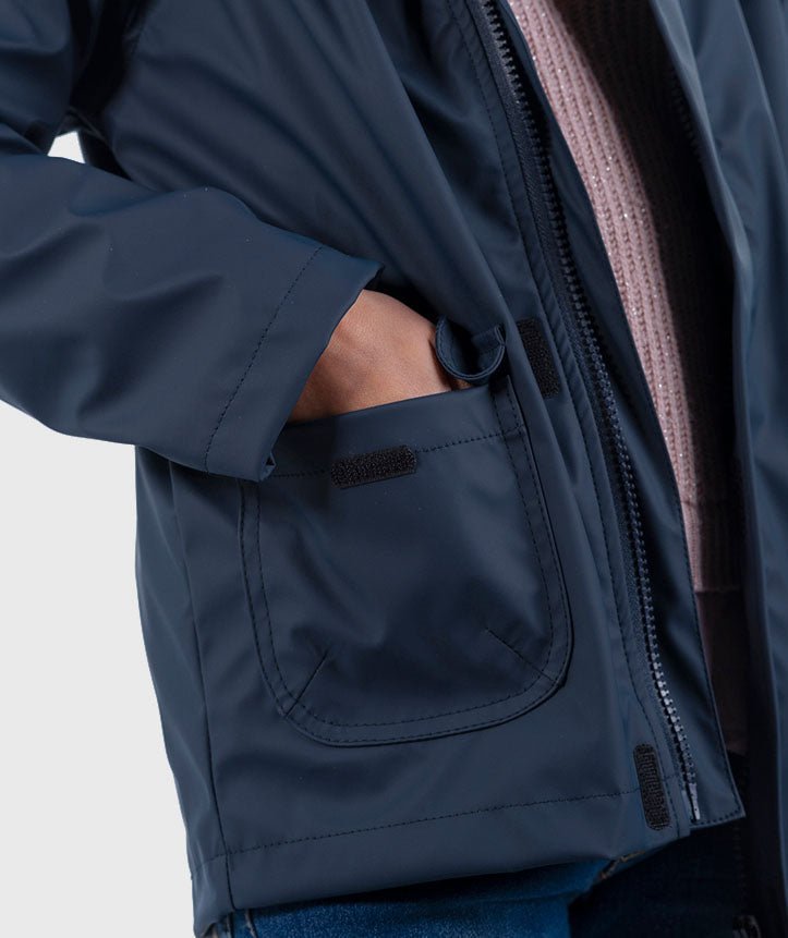 CHAQUETA IMPERMEABLE EURI AZUL MARINO - IGOR - GARÓS