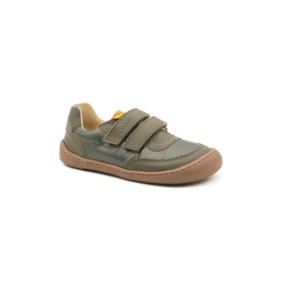 DEPORTIVA BAREFOOT COMBINADA BRILLANTE 9015 - R FLEXI NENS VERDE KHAKI - GARÓS