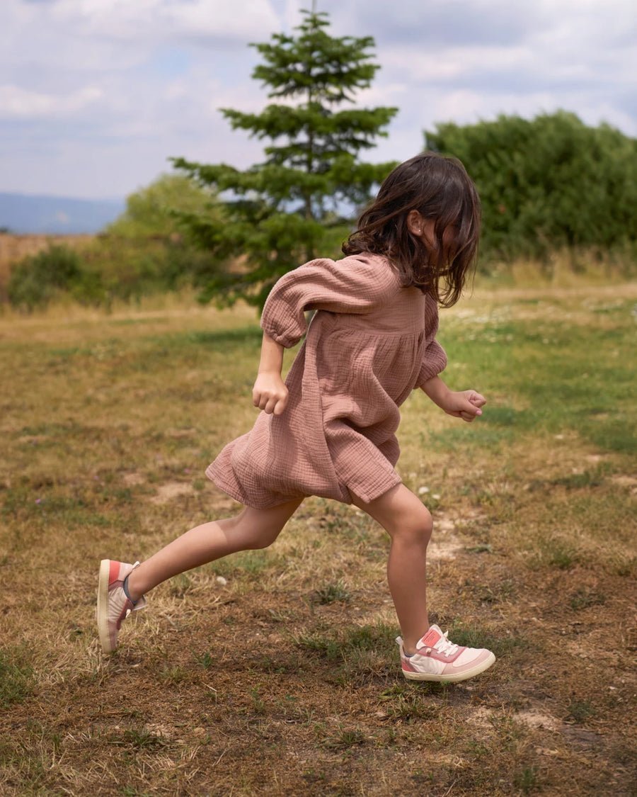 DEPORTIVA BAREFOOT CONTRASTES MURIS NUUK JUNIOR ROSA - GARÓS
