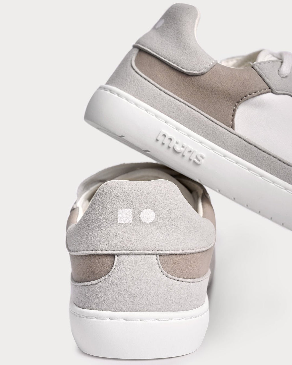 DEPORTIVA BAREFOOT CORDONES MAJORCA SHE ADULTO IVORY GRIS - MURIS - GARÓS
