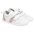 DEPORTIVA BAREFOOT DOBLE VELCRO 3002-1 MICRO BLANCO Y SERRAJE ROSA - PIRUFLEX (Copia) - GARÓS