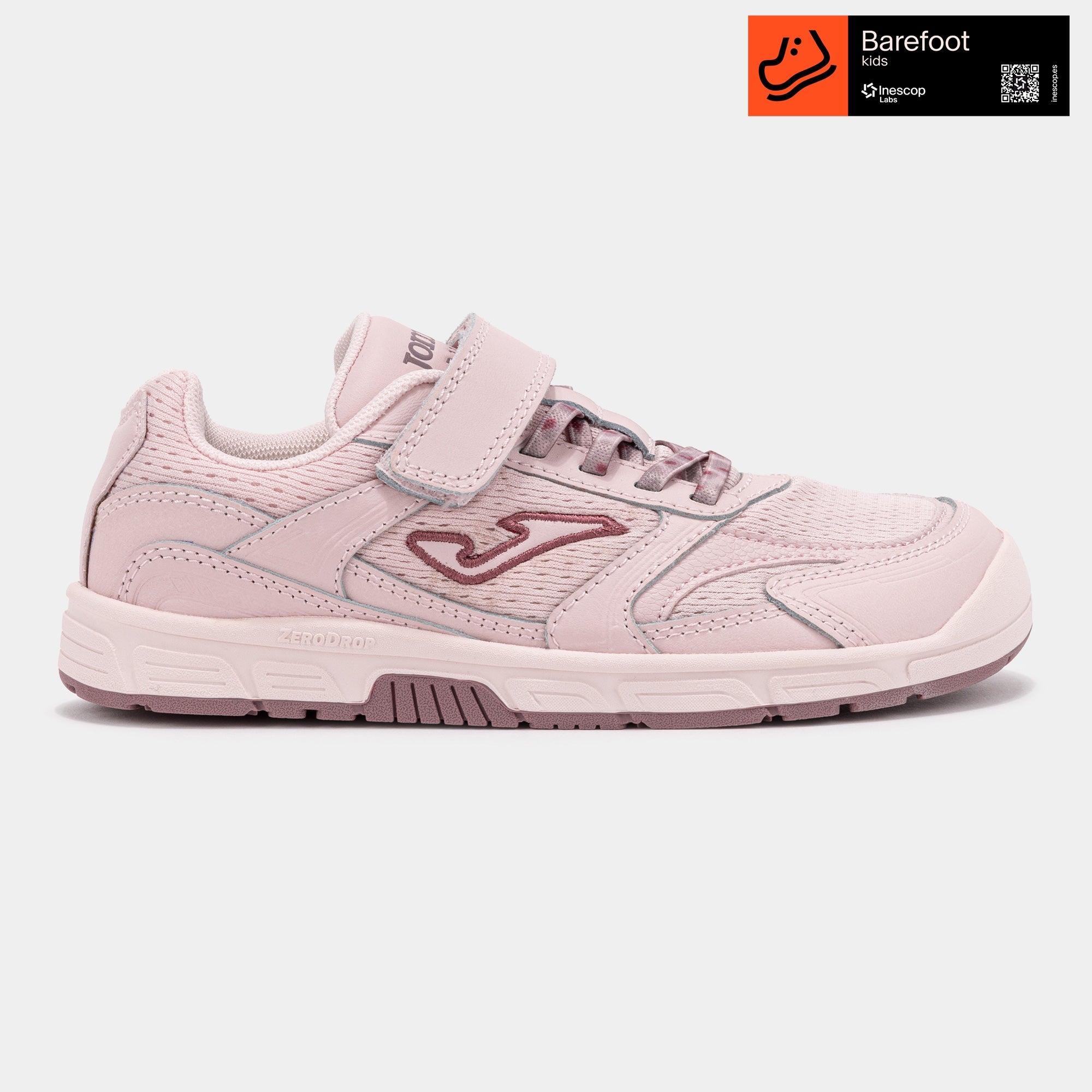 DEPORTIVA BAREFOOT JUNIOR 2613 PIEL Y MESH ROSA - JOMA x CRISTINA PEDROCHE - GARÓS