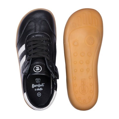 DEPORTIVA BAREFOOT JUNIOR "SAMBA" CON VELCRO Y ELÁSTICO PIEL 1125530 NEGRA - CHETTO (Copia) - GARÓS