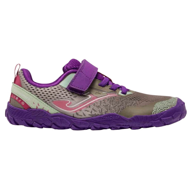 DEPORTIVA BAREFOOT JUNIOR VELCRO Y ELÁSTICO TUNDRA 2601 MORADO - JOMA - GARÓS