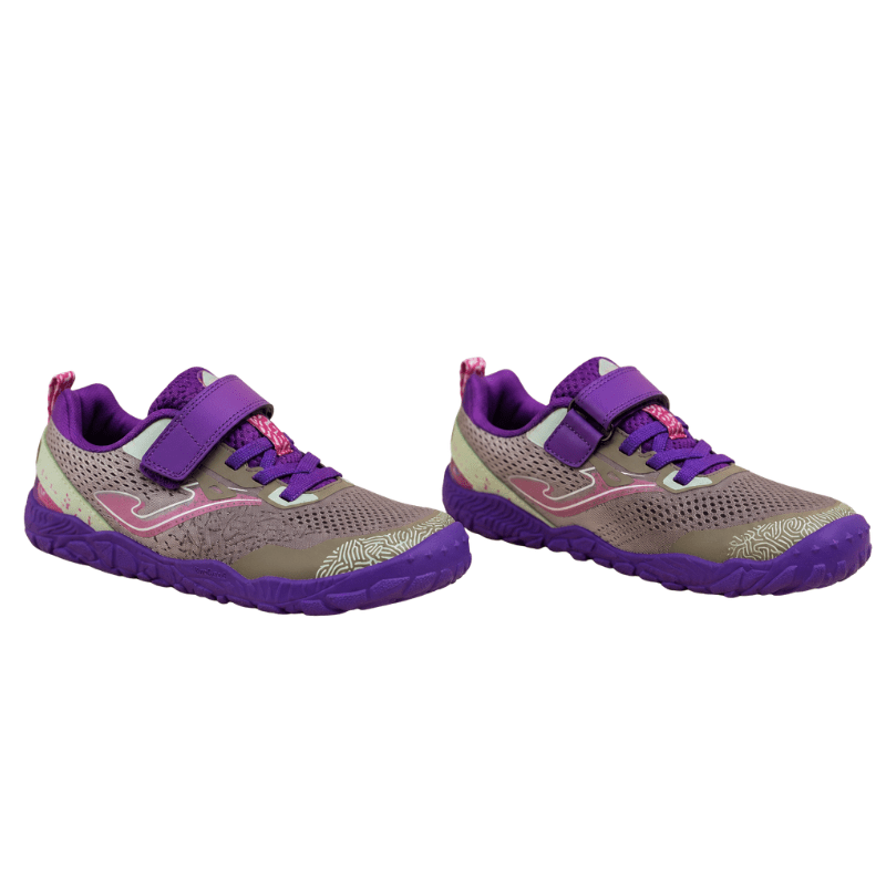 DEPORTIVA BAREFOOT JUNIOR VELCRO Y ELÁSTICO TUNDRA 2601 MORADO - JOMA - GARÓS