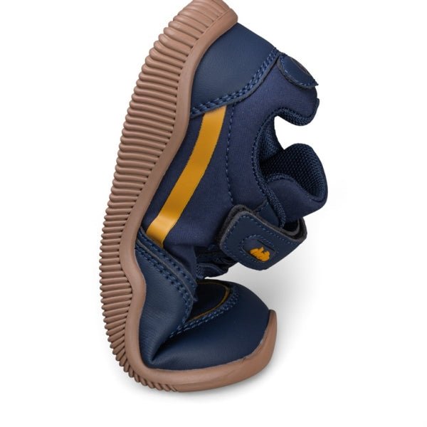 DEPORTIVA BAREFOOT JUNIOR WATERPROOF CORDÓN ELÁSTICO Y VELCRO 1126565 PIEL AZUL - CHETTO - GARÓS
