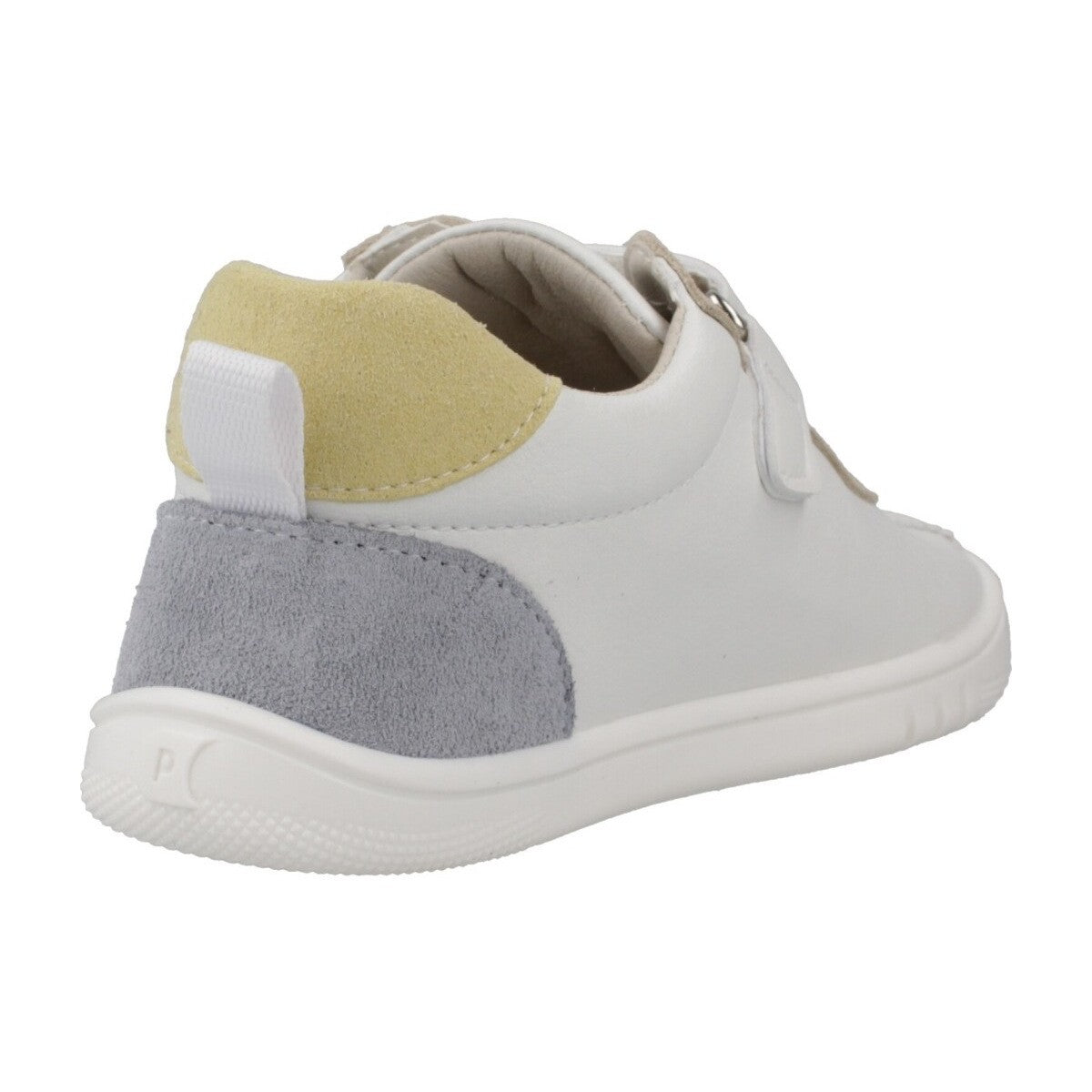 DEPORTIVA BAREFOOT MICRO Y SERRAJE PIRUFLEX PF411 - 2 BLANCA Y GRIS - GARÓS