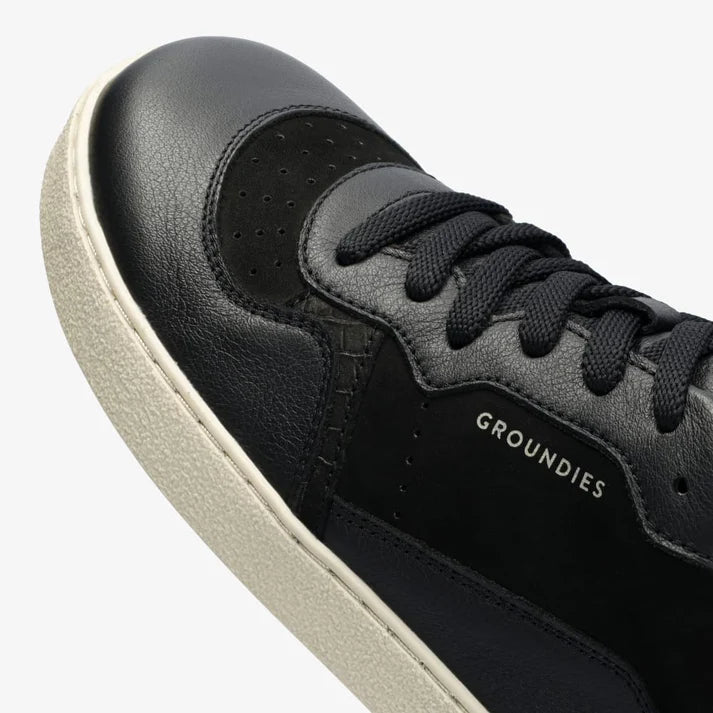 DEPORTIVA BAREFOOT MUJER NOVA SPECIAL PIEL NEGRA - GROUNDIES - GARÓS