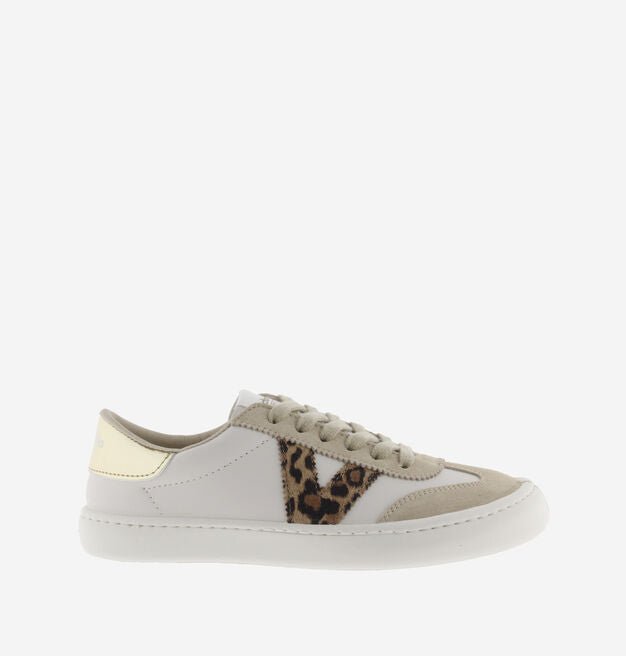 DEPORTIVA BAREFOOT MUJER OLMO EFECTO PIEL/SERRAJE & ANIMAL PRINT - VICTORIA - GARÓS