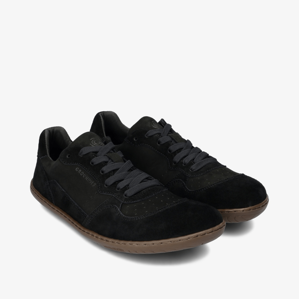 DEPORTIVA BAREFOOT PLUS NOVA GO1 PIEL WOMEN BLACK - GROUNDIES - GARÓS