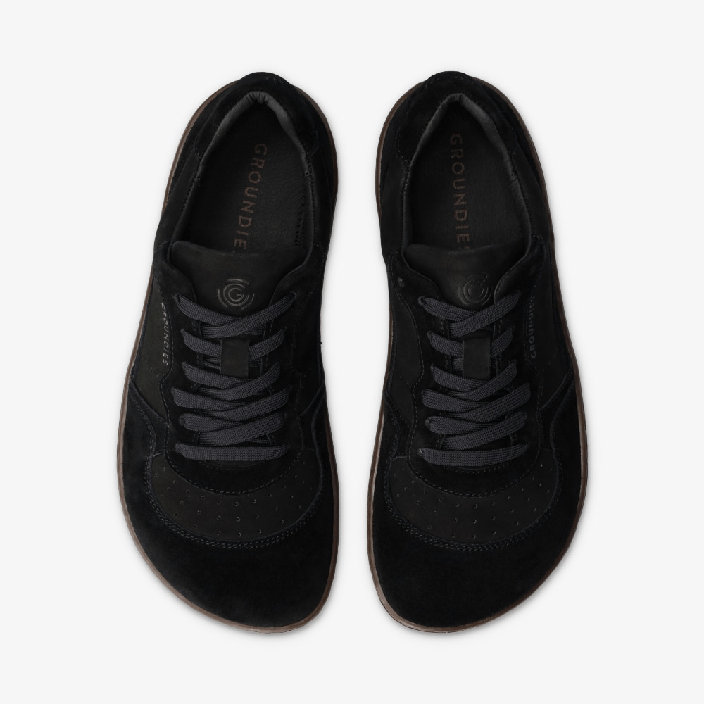 DEPORTIVA BAREFOOT PLUS NOVA GO1 PIEL WOMEN BLACK - GROUNDIES - GARÓS