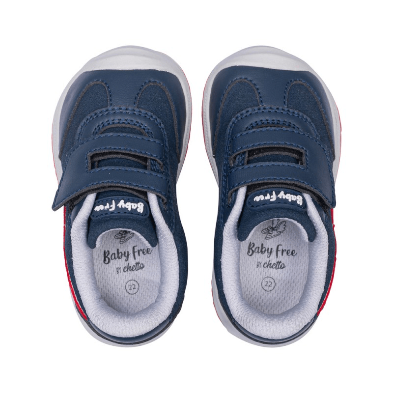 DEPORTIVA BAREFOOT RAYO VELCRO 1125506 AZUL - CHETTO - GARÓS