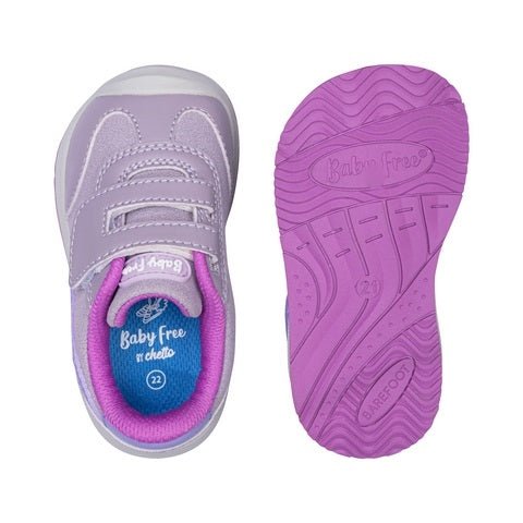 DEPORTIVA BAREFOOT RAYO VELCRO 1125506 MORADO - CHETTO - GARÓS
