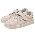 DEPORTIVA BAREFOOT VELCRO Y ELASTICO 5004 - 4 LONA ECOWORLD Y SERRAJE ROSA - PIRUFLEX - GARÓS