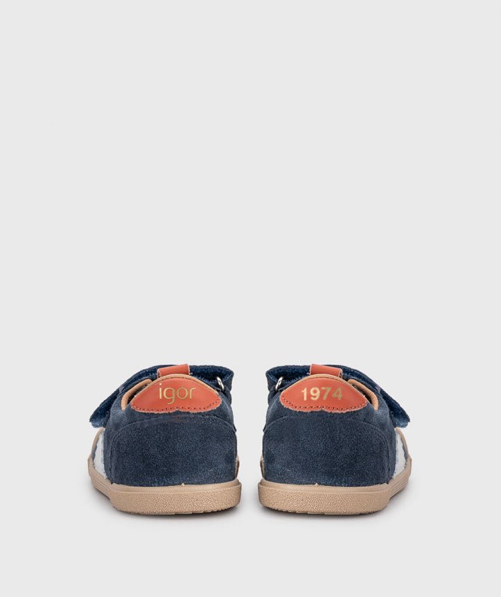 DEPORTIVA BAREFOOT WIDE BERLÍN SERRAJE AZUL JEANS - IGOR - GARÓS