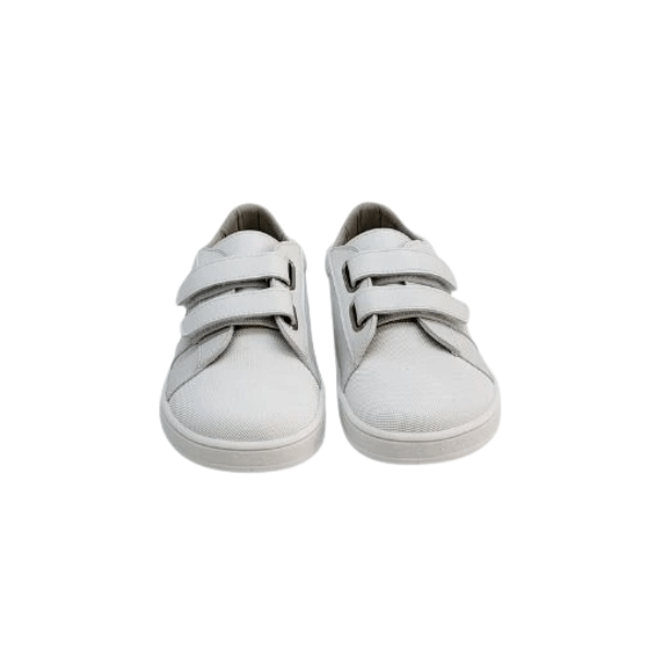 DEPORTIVA COLEGIAL BAREFOOT VELCRO PF208 - 1 MICRO BLANCO - PIRUFLEX - GARÓS