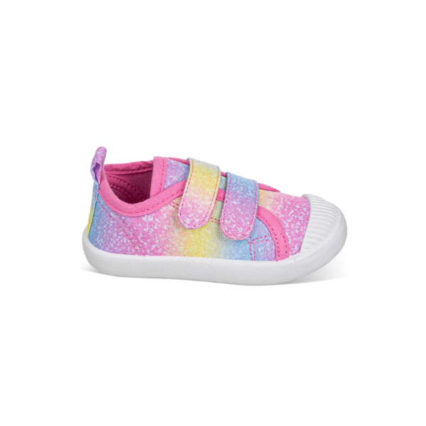 Deportiva de lona barefoot infantil arcoiris- CHETTO - GARÓS