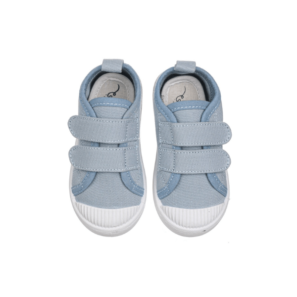 Deportiva de lona barefoot infantil azul cielo - CHETTO - GARÓS