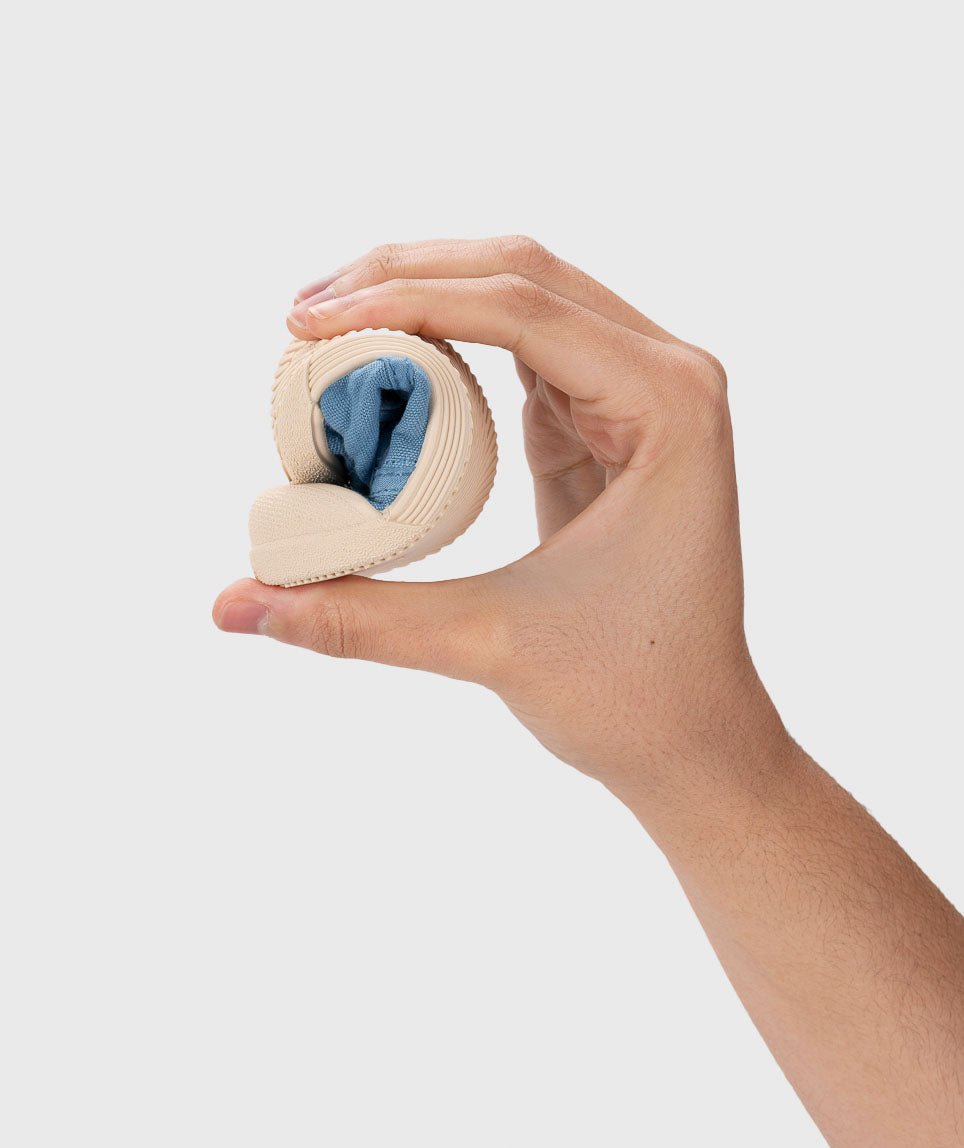 DEPORTIVA INFANTIL BAREFOOT MEDIUM LONA VELCRO AZUL JEANS - IGOR - GARÓS