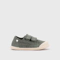 DEPORTIVA INFANTIL BAREFOOT MEDIUM LONA VELCRO VERDE KAKI - IGOR - GARÓS
