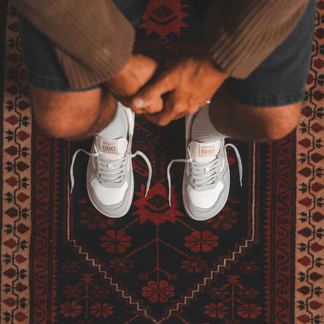 deportiva minimalista barefoot ohne project 080 gray fog - garós