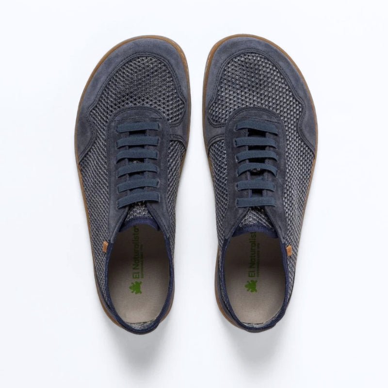 DEPORTIVA PERFORADA ADULTO BAREFOOT N5914 ORIGEN PIEL Y TEJIDO AZUL NAVY - EL NATURALISTA - GARÓS
