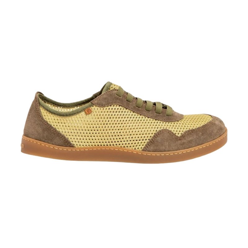 DEPORTIVA PERFORADA ADULTO BAREFOOT N5914 ORIGEN PIEL Y TEJIDO VERDE KAKI - EL NATURALISTA - GARÓS