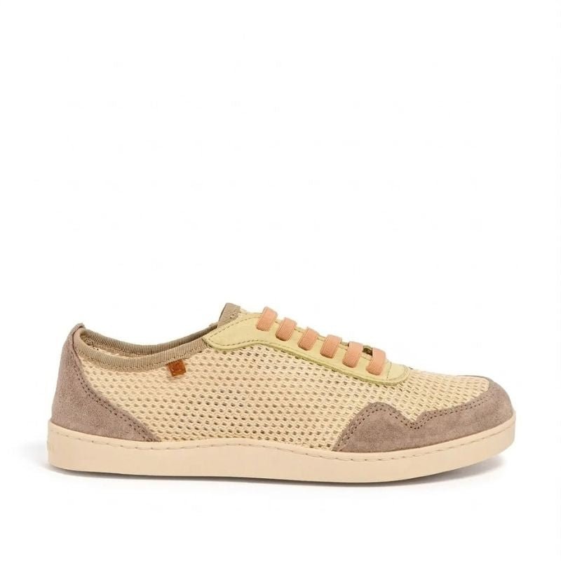 DEPORTIVA PERFORADA BAREFOOT N5914 ORIGEN PIEL CREMA - EL NATURALISTA - GARÓS