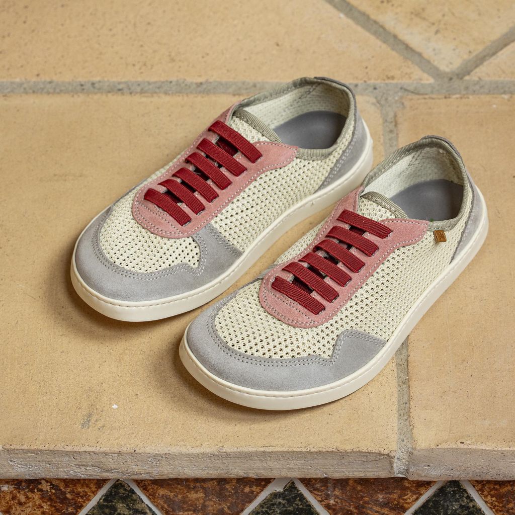 DEPORTIVA PERFORADA BAREFOOT N5914 ORIGEN PIEL Y TEJIDO CANDY - EL NATURALISTA - GARÓS