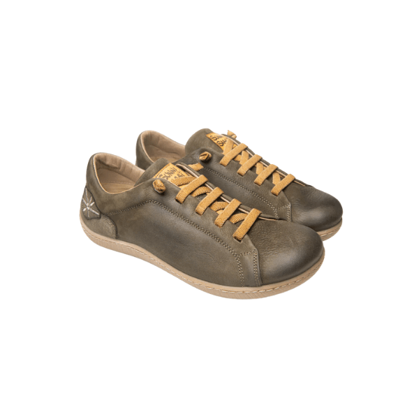 DEPORTIVA RESPETUOSA ADULTO PIEL OKI VERDE KAKI - SUNNI SABBI - GARÓS