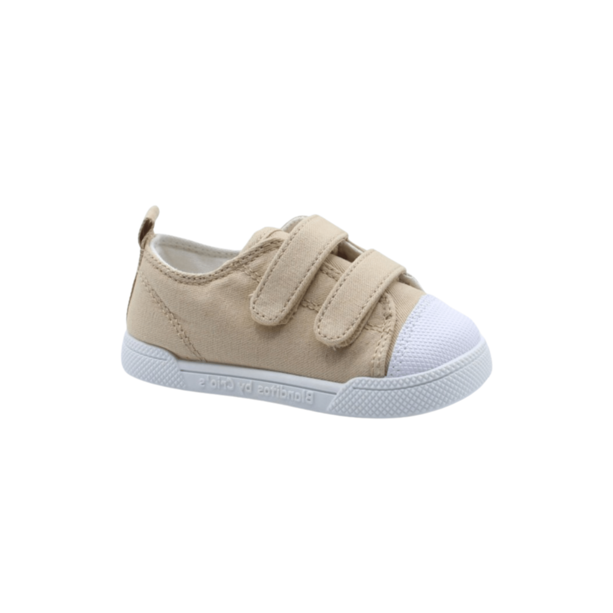 deportiva respetuosa blanditos lona melón beige - garós