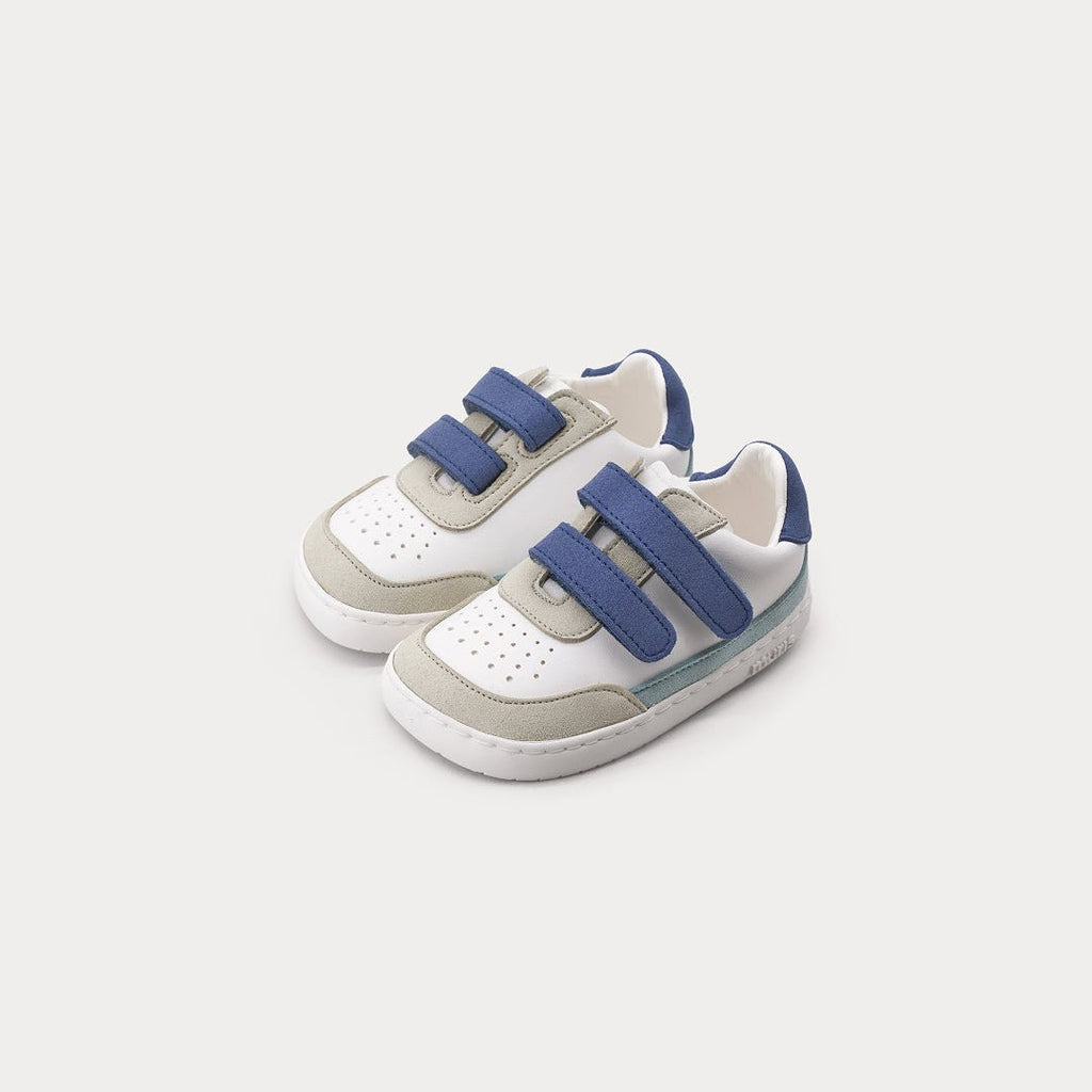 DEPORTIVA RESPETUOSA DOBLE VELCRO PETRA MINI AZUL DENIM - MURIS - GARÓS
