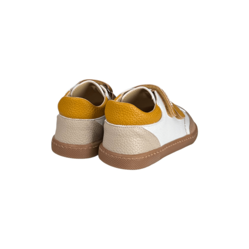 DEPORTIVA RESPETUOSA INFANTIL CRB540 OSCAR PIEL COMBI MOSTAZA - TITANITOS - GARÓS
