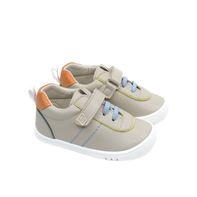 DEPORTIVA RESPETUOSA INFANTIL PF172 MICROFIBRA VEGANA MARFIL - PIRUFLEX - GARÓS