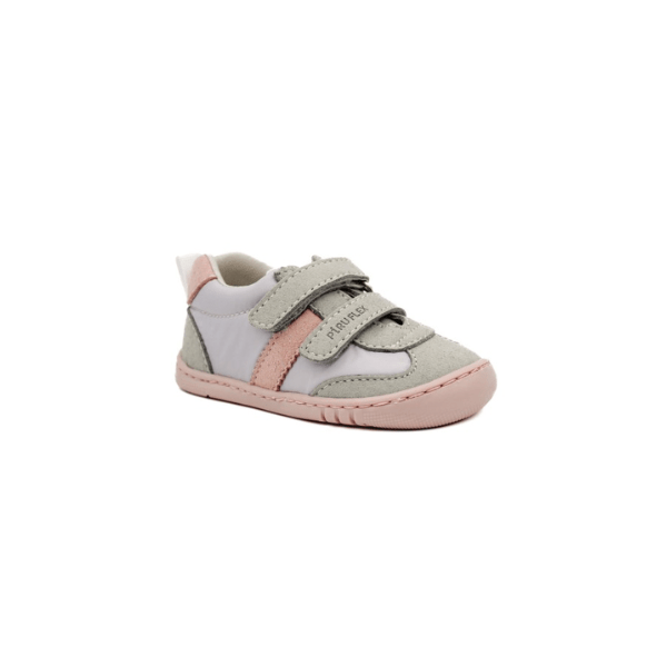 DEPORTIVA RESPETUOSA INFANTIL PF174 PIEL Y NYLON PIRUFLEX GRIS - GARÓS