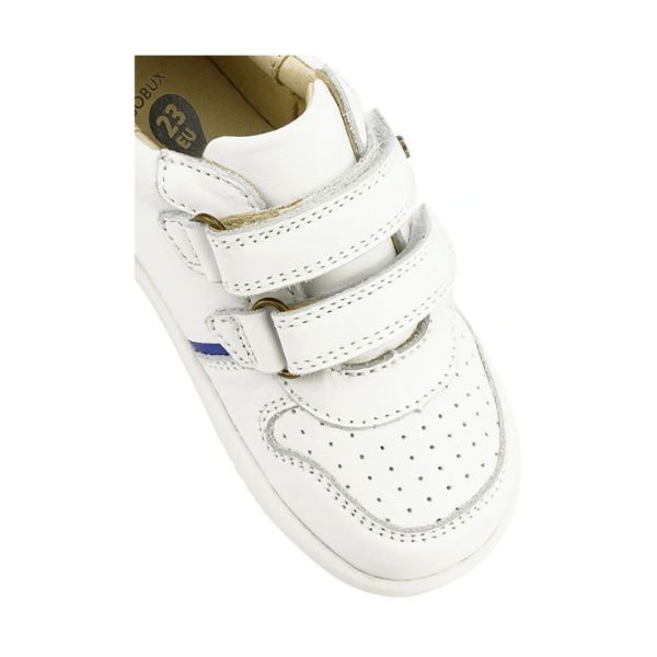 DEPORTIVA RESPETUOSA PIEL BOBUX RILEY BLANCO - AZUL - GARÓS
