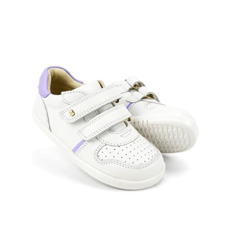 DEPORTIVA RESPETUOSA PIEL BOBUX RILEY BLANCO - LILA - GARÓS