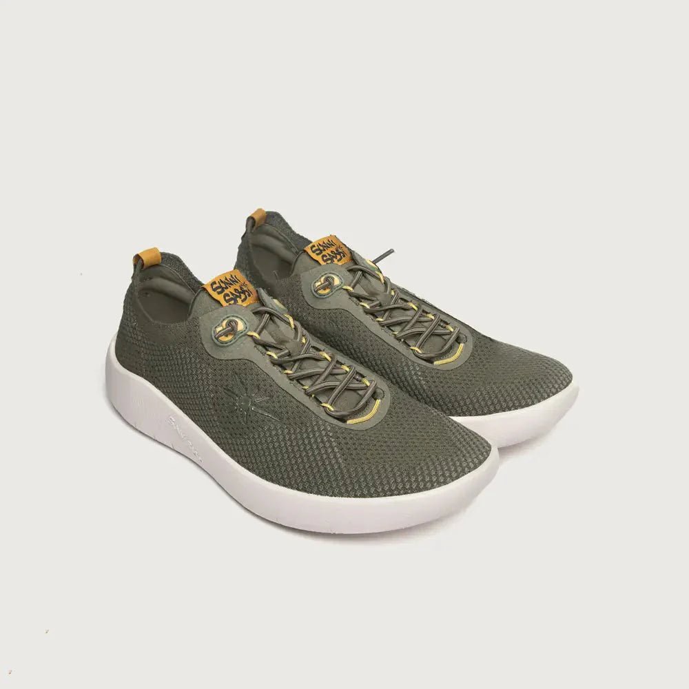 DEPORTIVA TRANSICIÓN A BAREFOOT HOMBRE FLY X 011 MESH KAKI - SUNNI SABBI - GARÓS
