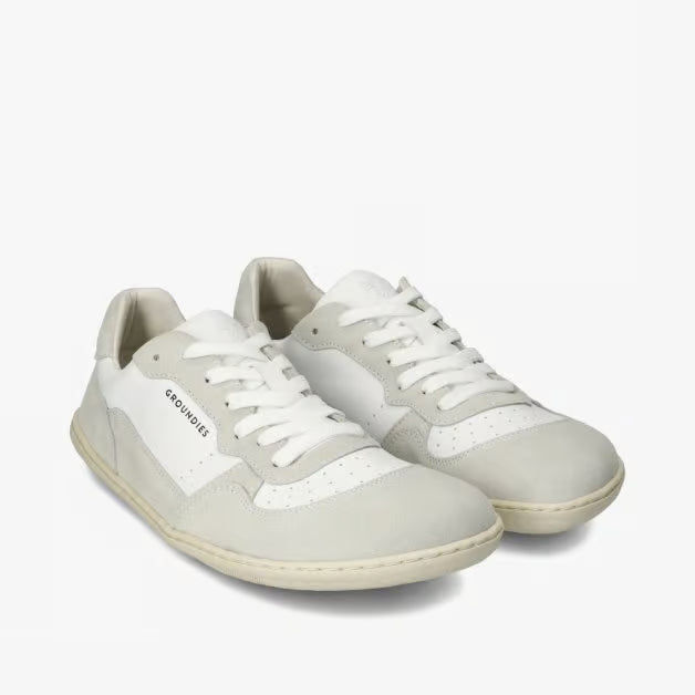 DEPORTIVA BAREFOOT PLUS NOVA GO1 PIEL OFF WHITE - GROUNDIES