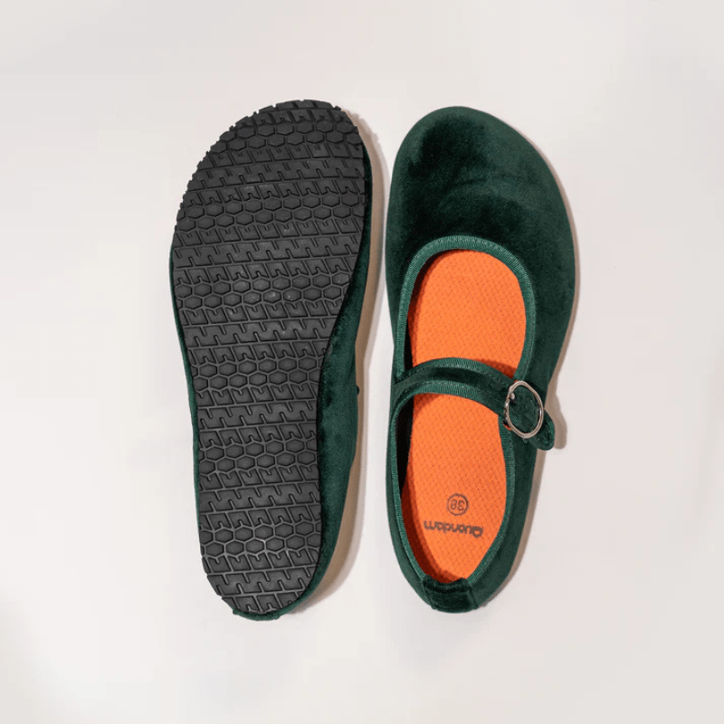 MERCEDITA BAREFOOT ADULTO ORACLE TERCIOPELO VERDE - QUONDAM - GARÓS