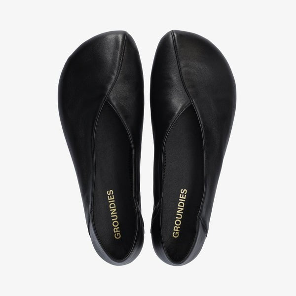 MERCEDITA BAREFOOT MUJER CURVE PIEL NEGRO - GROUNDIES - GARÓS