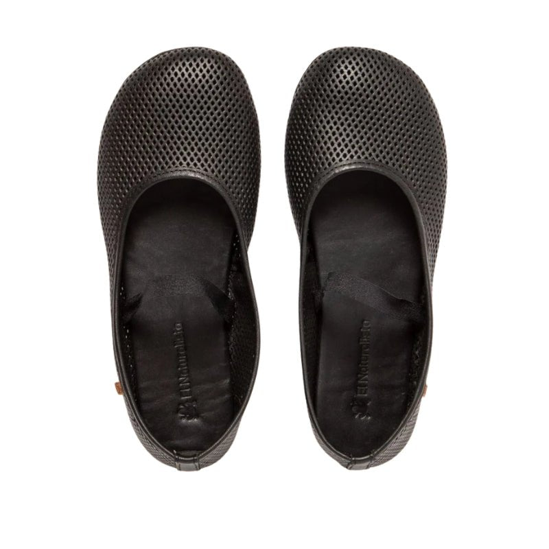 MERCEDITA PERFORADA BAREFOOT MUJER N5820R ESSENCE PIEL NEGRA - EL NATURALISTA - GARÓS